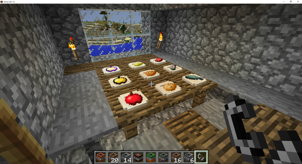Minecraftの食卓
