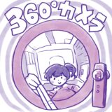 360°カメラで食べているところを撮影